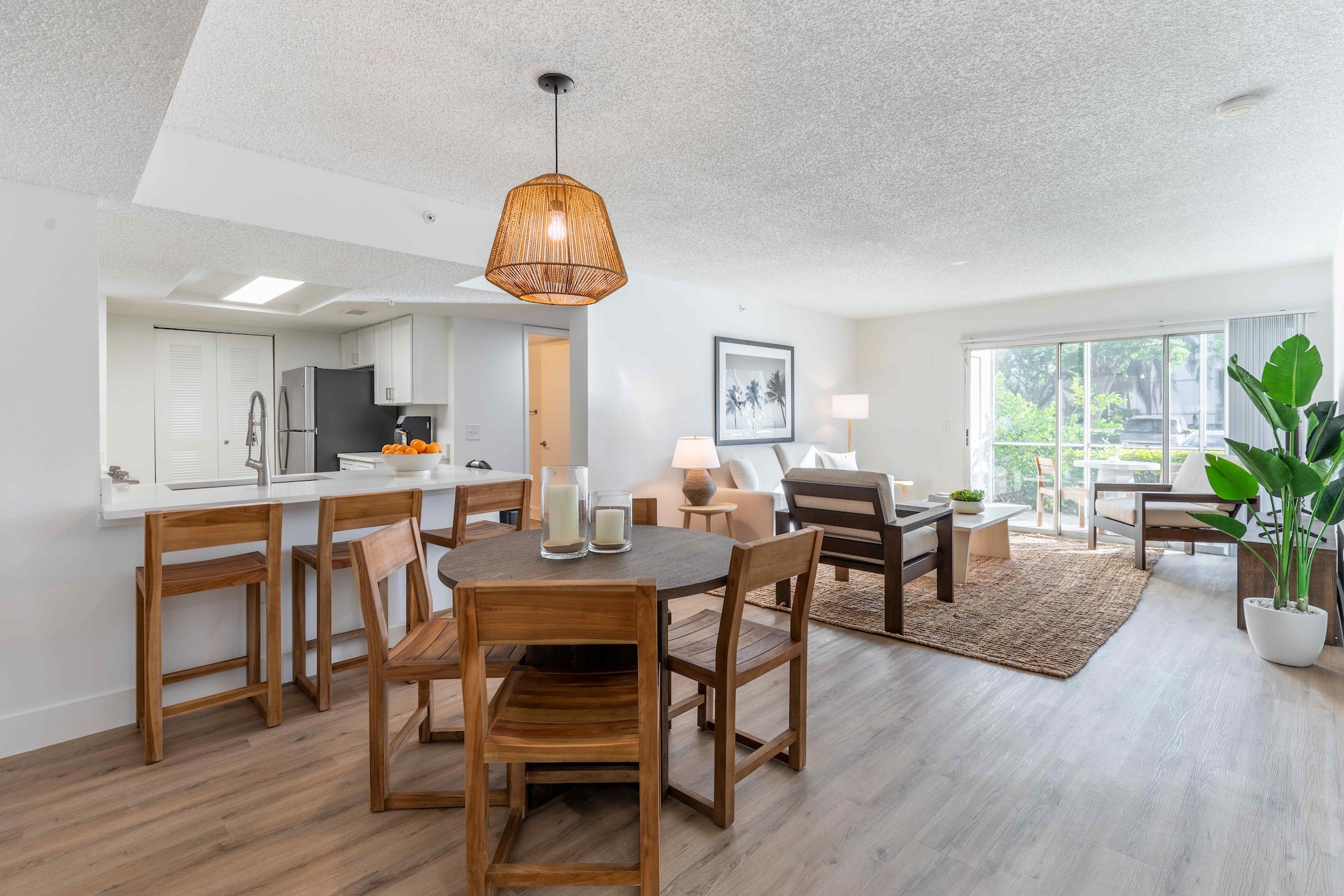 Living Room and Dining Room