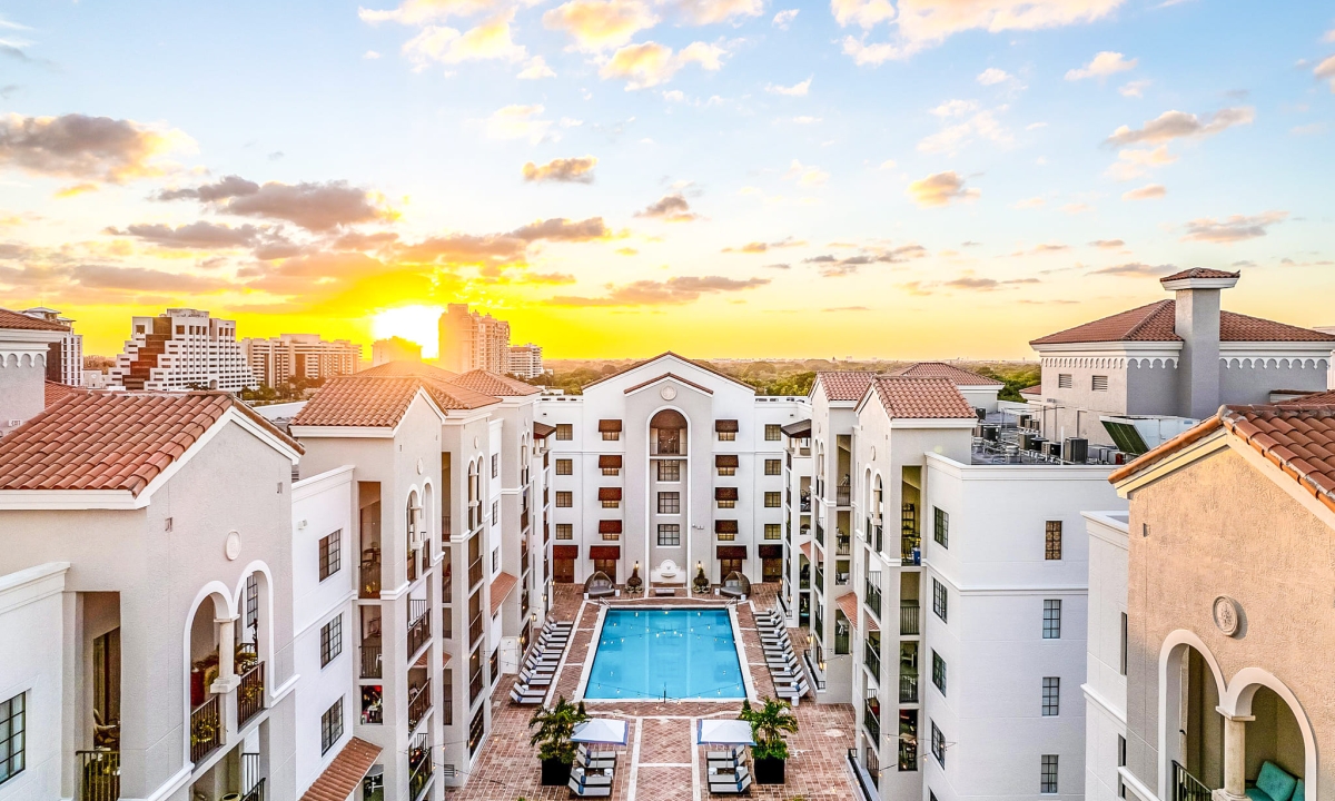 Aerial View Pool