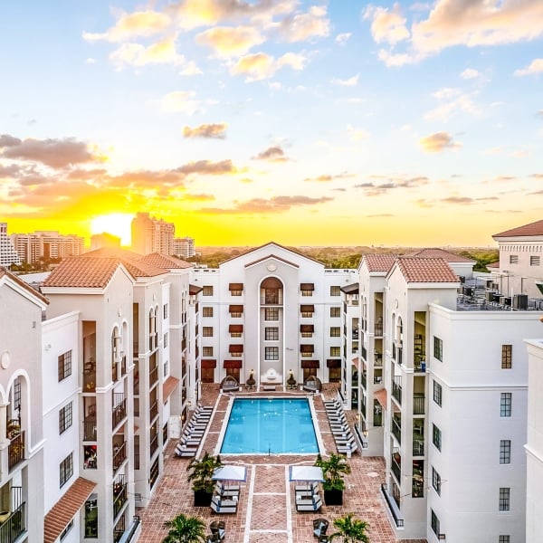 Aerial View Pool