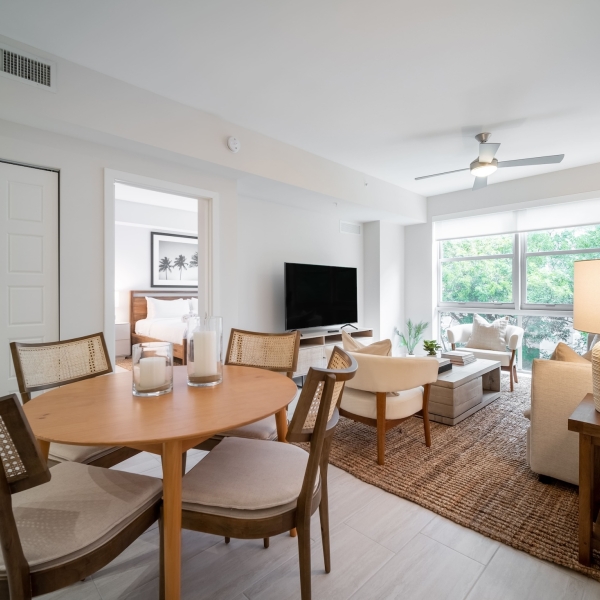 Living Room and Dining Room